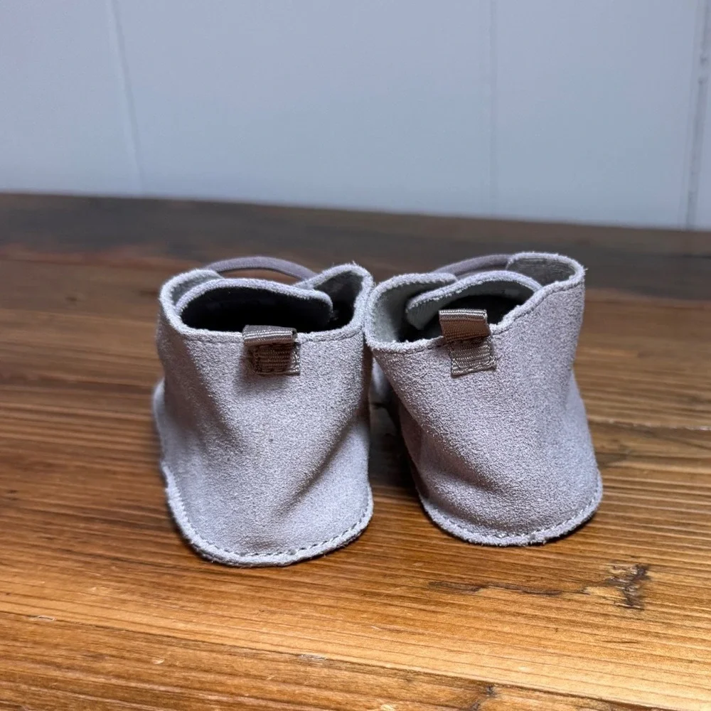 Baby Gap Suede Desert Boot Infant 6-12M Tahitian Pearl Gray Chukka Booties